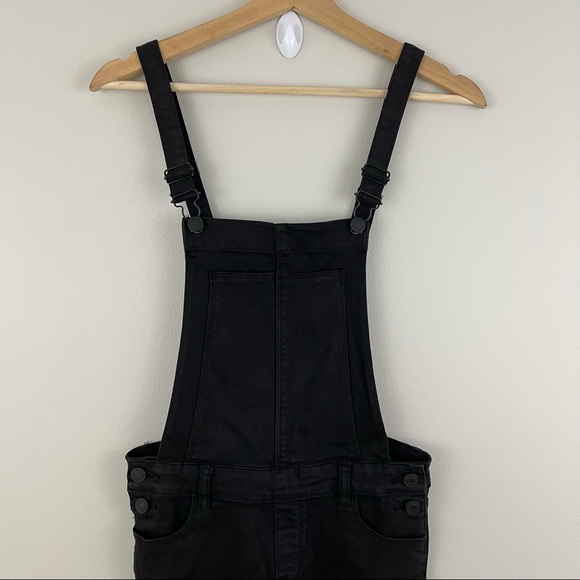 PACSUN Black Overall Jeans Sz 24 - Picture 4 of 14